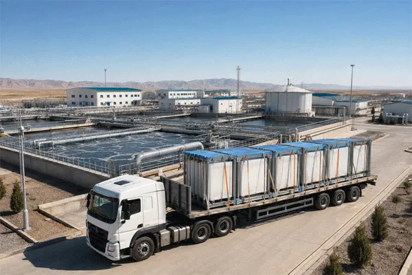 60,000m³/d Municipal Wastewater MBR Membrane Replacement Project in Turkmenistan
