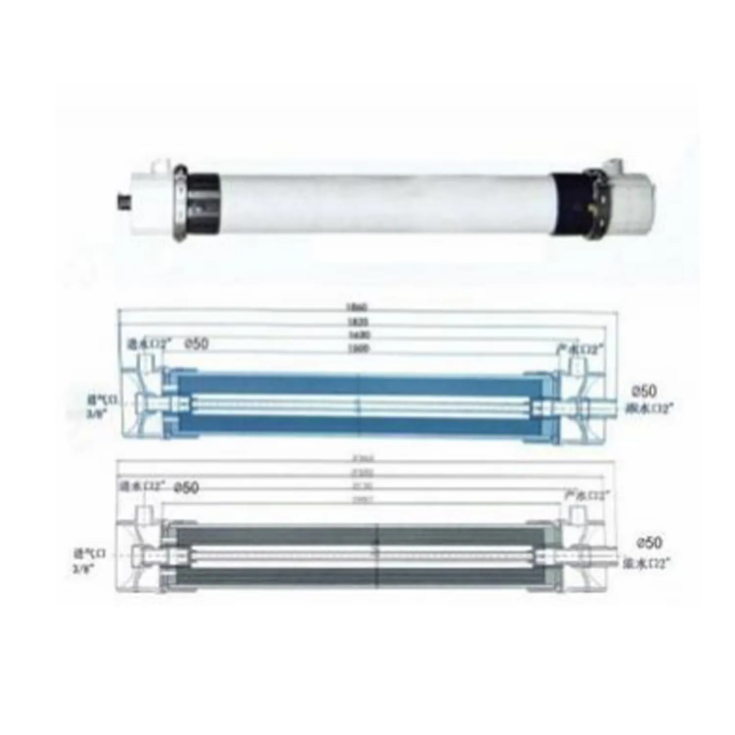 Industrial Hollow Fiber UF Membrane Module