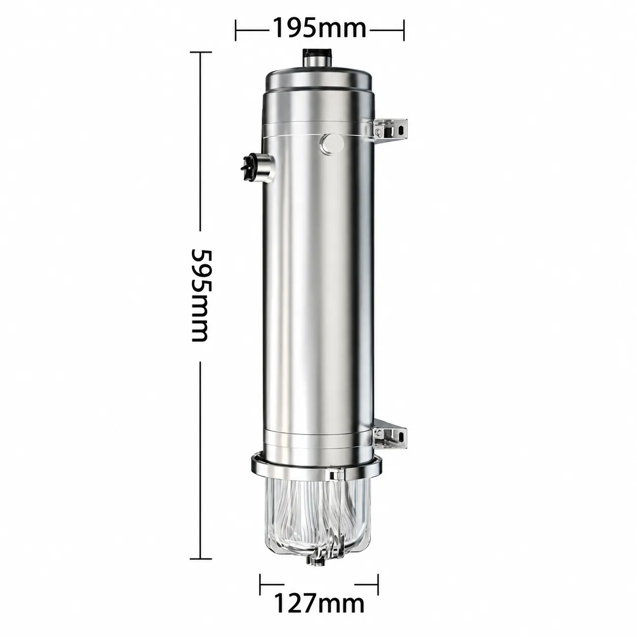 127 Series Visual Quick-Release Clamp Whole House Ultrafiltration Water Purifier