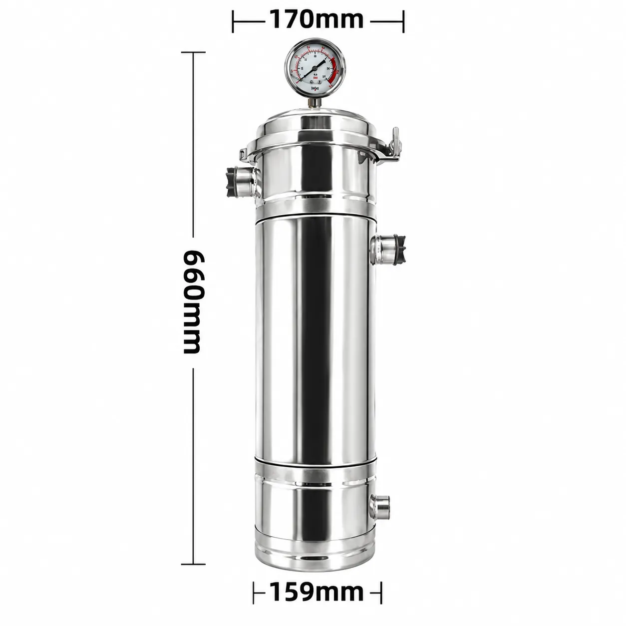 159 Series Gen 2 No-Disassembly Whole House PVDF Ultrafiltration Water Purifier