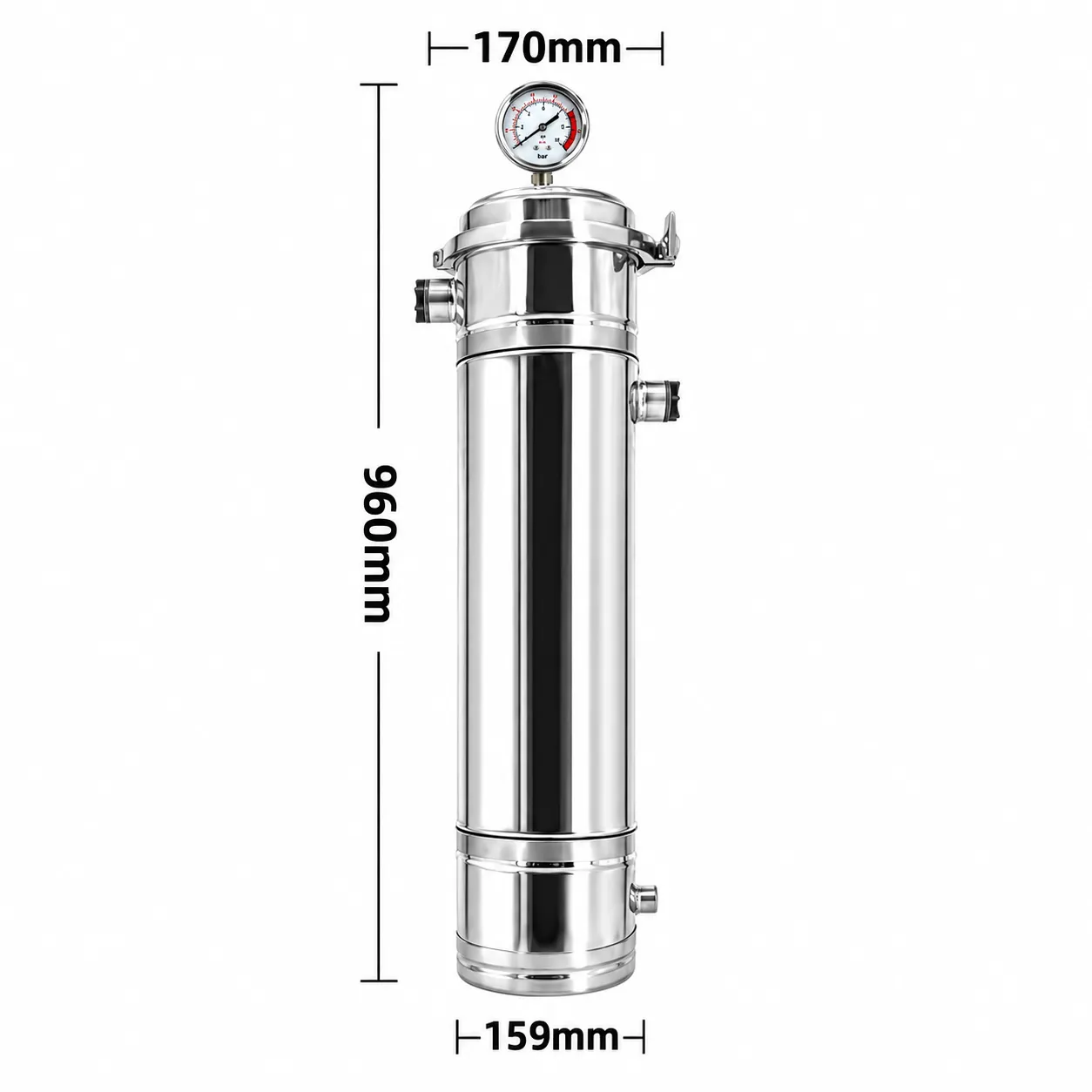 159 Series Gen 2 No-Disassembly Whole House PVDF Ultrafiltration Water Purifier