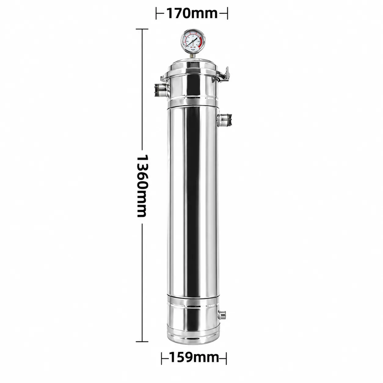 159 Series Gen 2 No-Disassembly Whole House PVDF Ultrafiltration Water Purifier