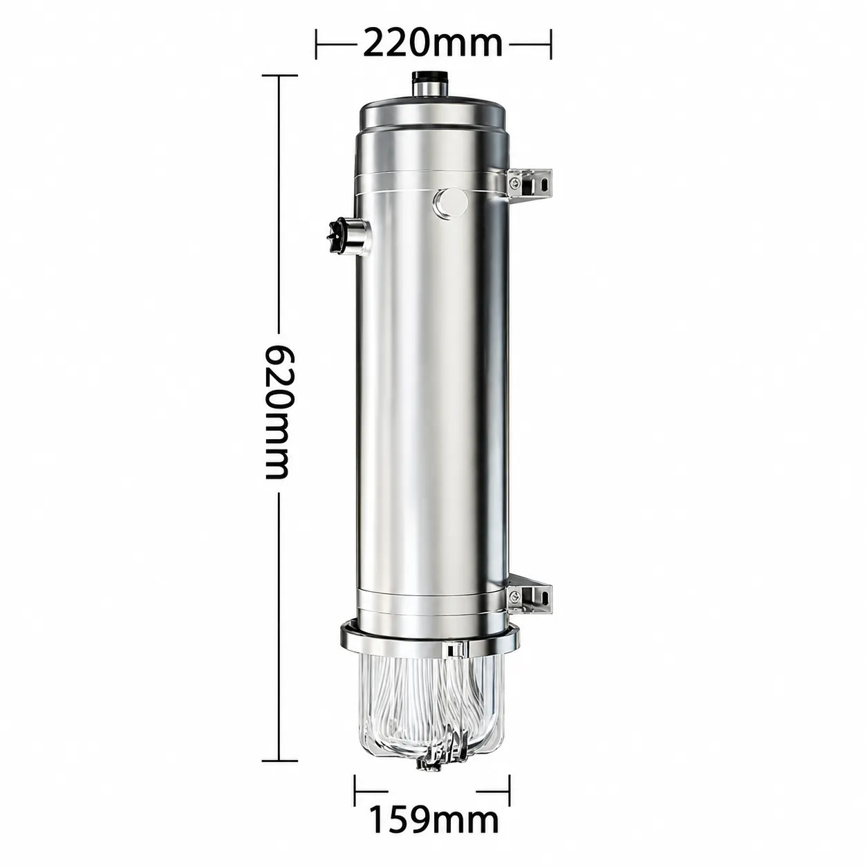 159 Series Visual Quick-Release Clamp Whole House Ultrafiltration Water Purifier