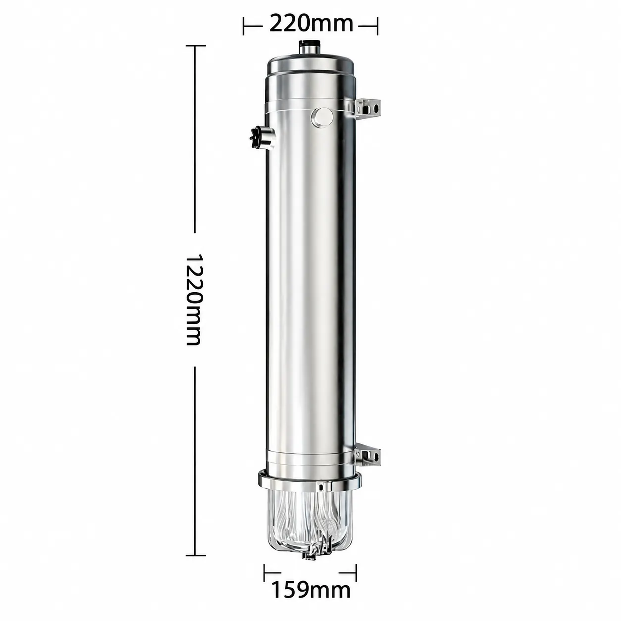 159 Series Visual Quick-Release Clamp Whole House Ultrafiltration Water Purifier