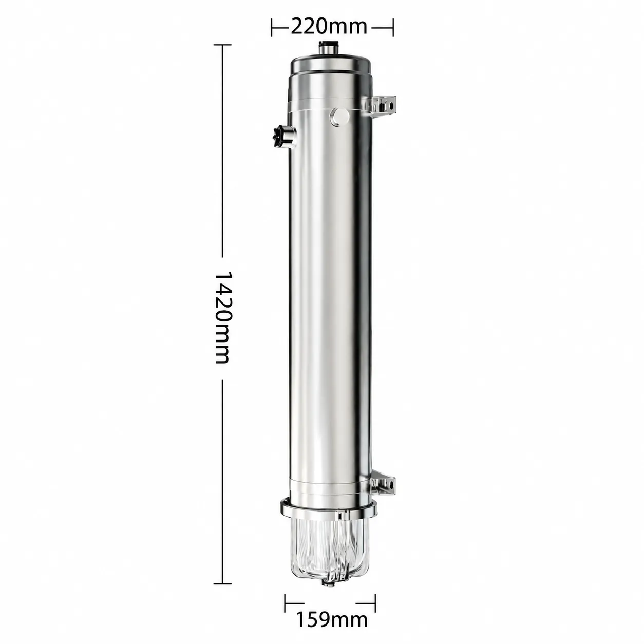 159 Series Visual Quick-Release Clamp Whole House Ultrafiltration Water Purifier