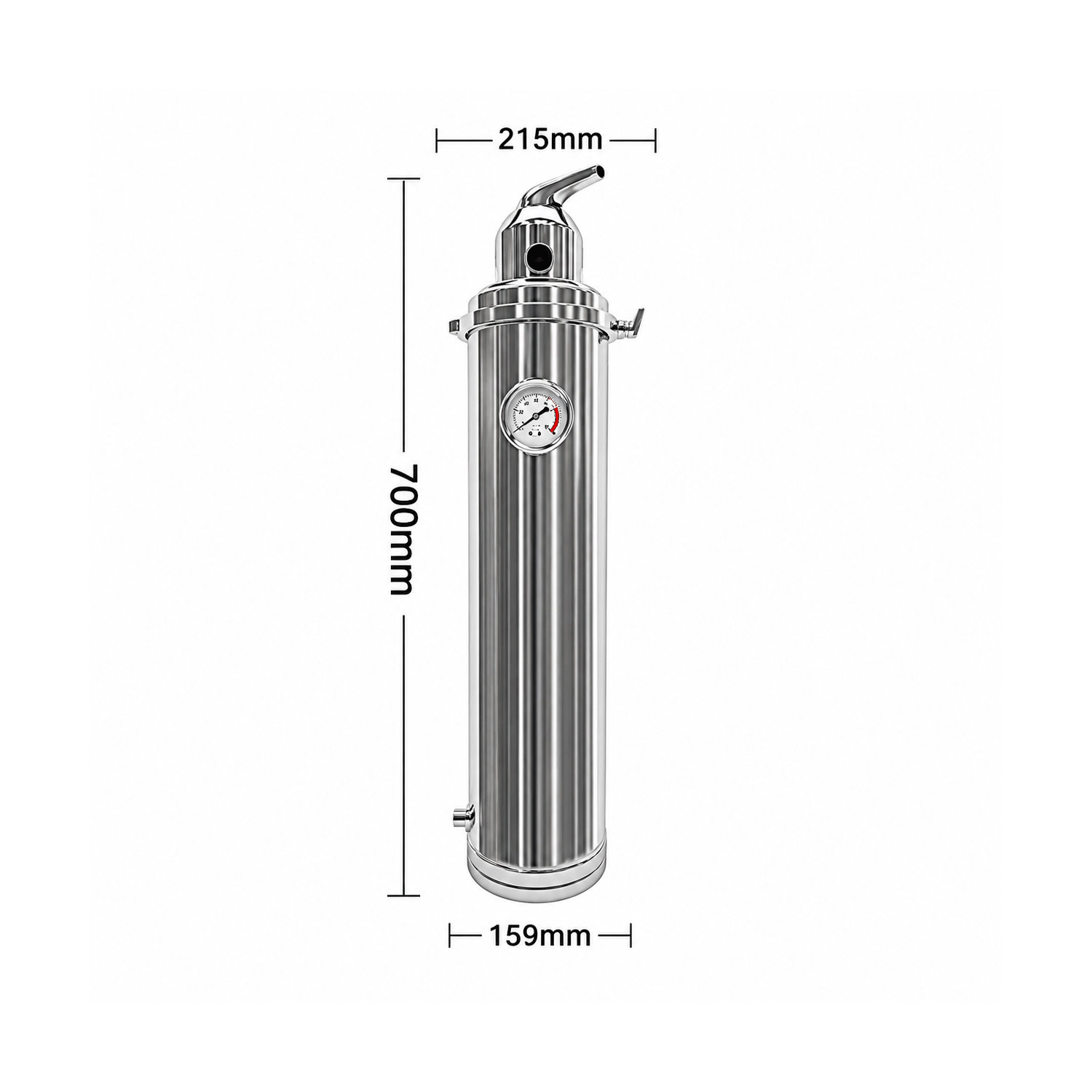 Manual Valve Whole House Ultrafiltration Water Purifier