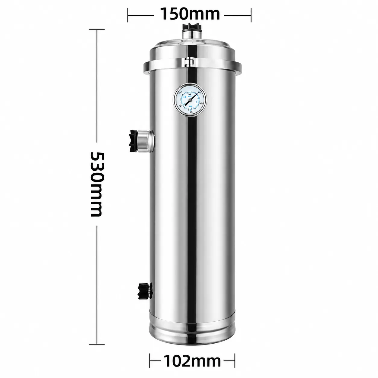 Vertical Stainless Steel PVC Ultrafiltration Water Purifier – 102 / 159 / 203 Series
