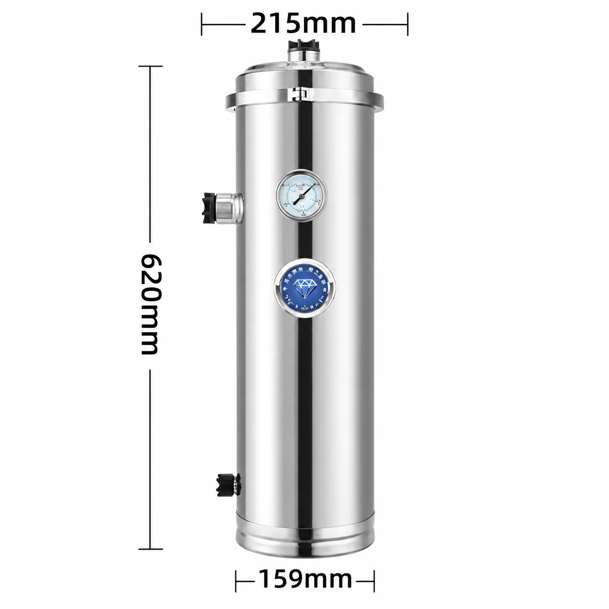 Vertical Stainless Steel PVC Ultrafiltration Water Purifier – 102 / 159 / 203 Series